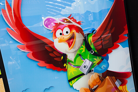 Ink spitting to minimise machine downtime